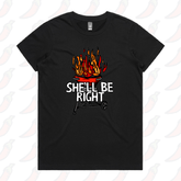 She’ll Be Right BBQ 🤷🔥 – Women's T Shirt