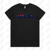 XS / Black / Large Front Design Straya 🐨 - Women's T Shirt