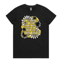 XS / Black / Large Front Design Sweary Mum 🤬🎀 – Women's T Shirt