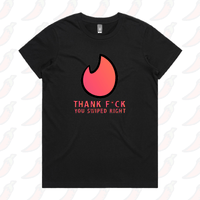 XS / Black / Large Front Design Swipe Right 🔥 - Women's T Shirt