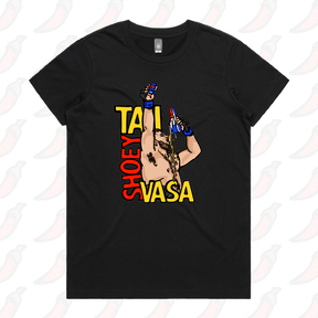 XS / Black / Large Front Design Tai Shoey Vasa 👟🥊 – Women's T Shirt