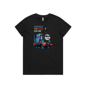 XS / Black / Large Front Design Thomas The Dank Engine 🚂 - Women's T Shirt