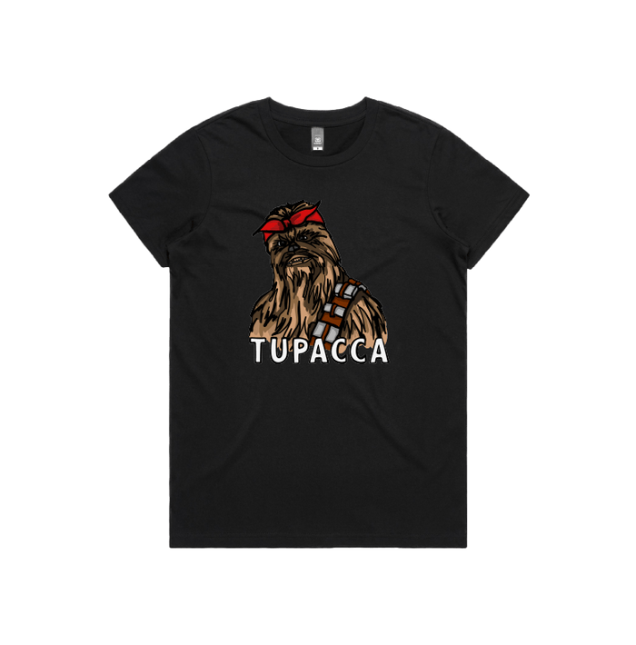 XS / Black / Large Front Design Tupacca ✊🏾 - Women's T Shirt