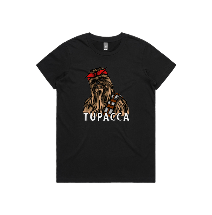 XS / Black / Large Front Design Tupacca ✊🏾 - Women's T Shirt