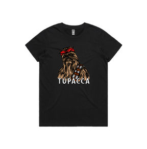XS / Black / Large Front Design Tupacca ✊🏾 - Women's T Shirt