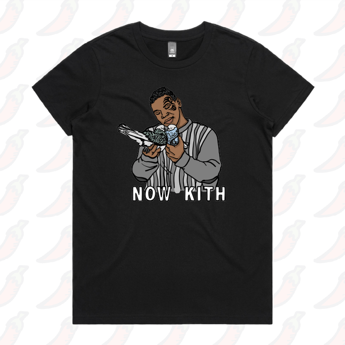 XS / Black / Large Front Design Tyson Now Kith 🕊️ - Women's T Shirt