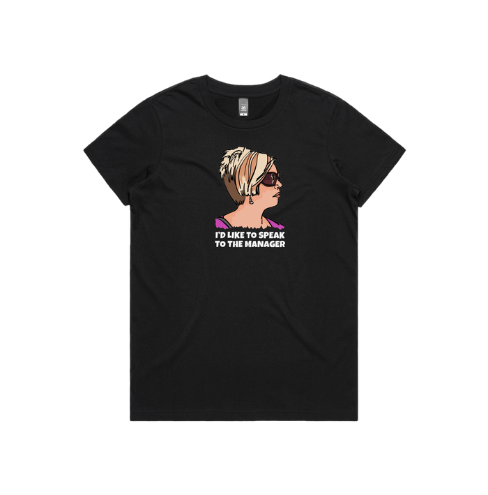 XS / Black / Large Front Design Unleash the Karen 😤 - Women's T Shirt