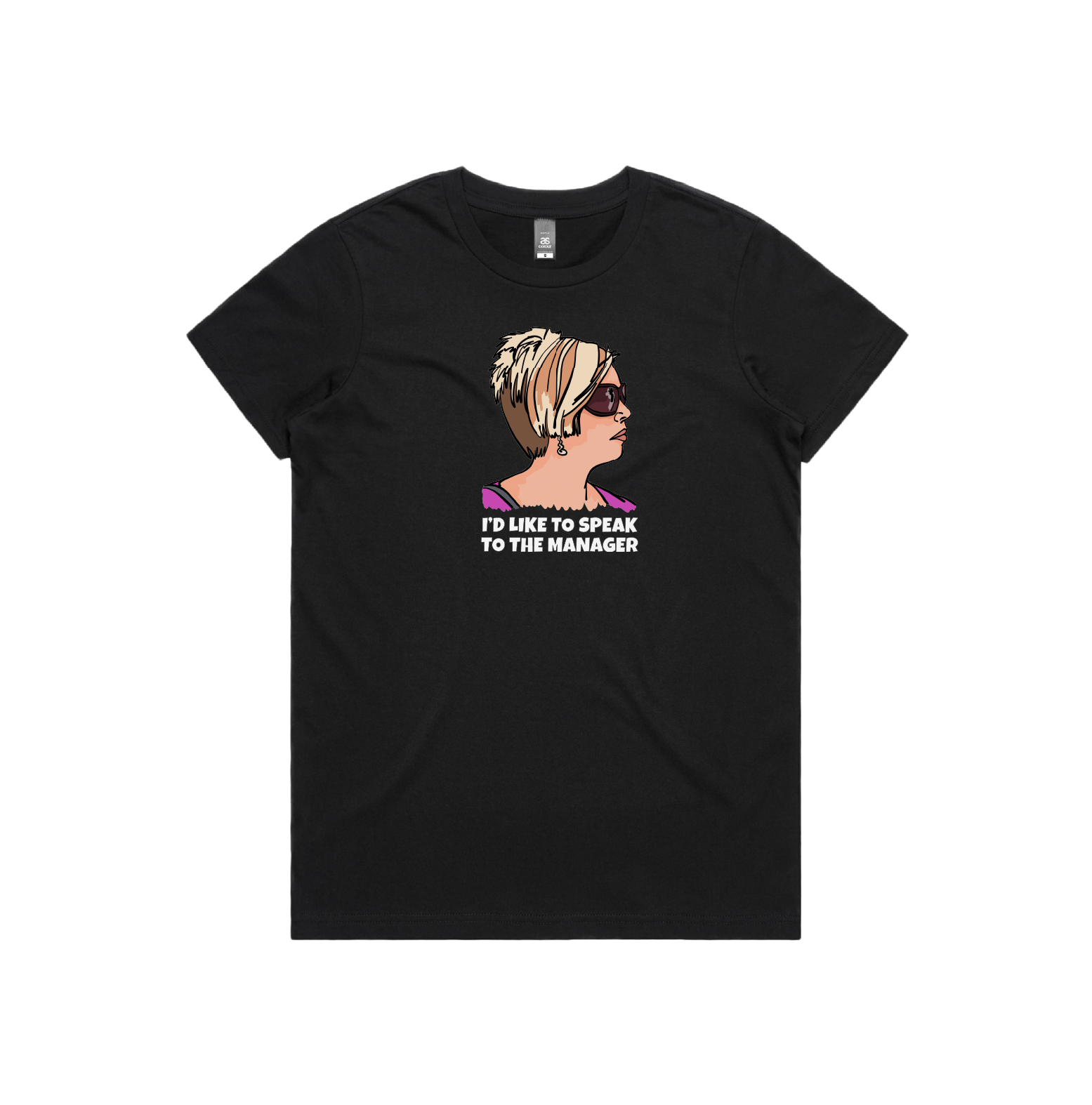 XS / Black / Large Front Design Unleash the Karen 😤 - Women's T Shirt