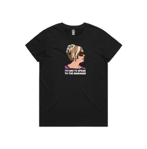 XS / Black / Large Front Design Unleash the Karen 😤 - Women's T Shirt