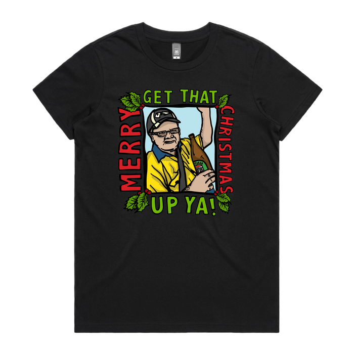 XS / Black / Large Front Design VB Longneck Christmas 🎄👍 - Women's T Shirt