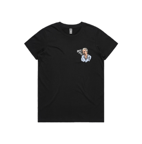 XS / Black / Small Front Design Barking Dog Man 🗣️ - Women's T Shirt