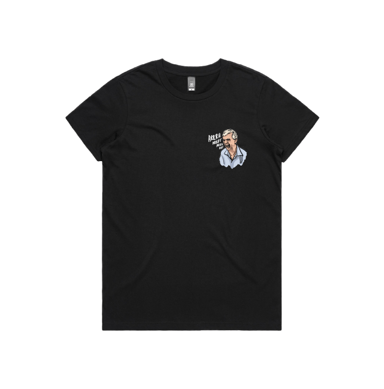 XS / Black / Small Front Design Barking Dog Man 🗣️ - Women's T Shirt