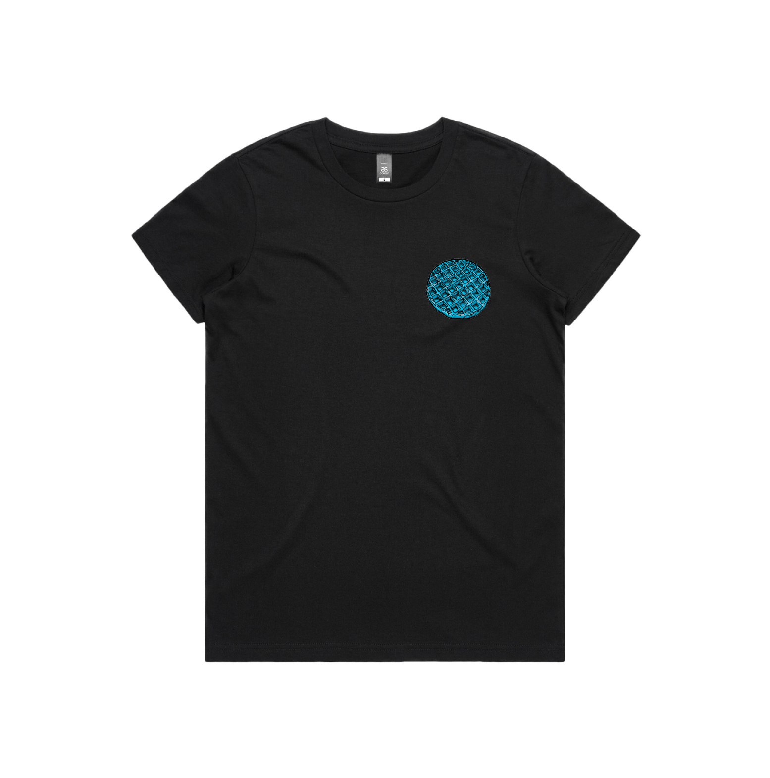 XS / Black / Small Front Design Blue Waffle 🧇🤮 - Women's T Shirt