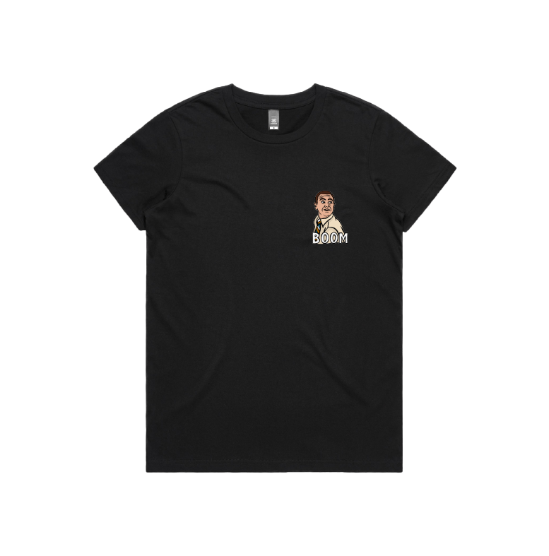 XS / Black / Small Front Design Boom Boyle 🚨 - Women's T Shirt