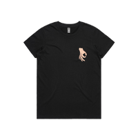 XS / Black / Small Front Design Circle Game 👊 - Women's T Shirt