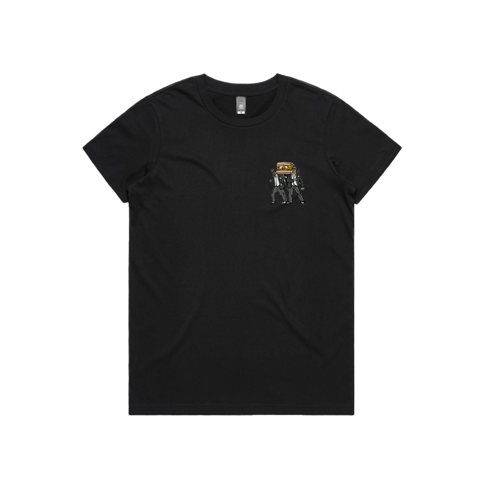 XS / Black / Small Front Design Coffin Dance ⚰️ - Women's T Shirt