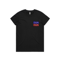 XS / Black / Small Front Design Dun Dun 🚔 - Women's T Shirt
