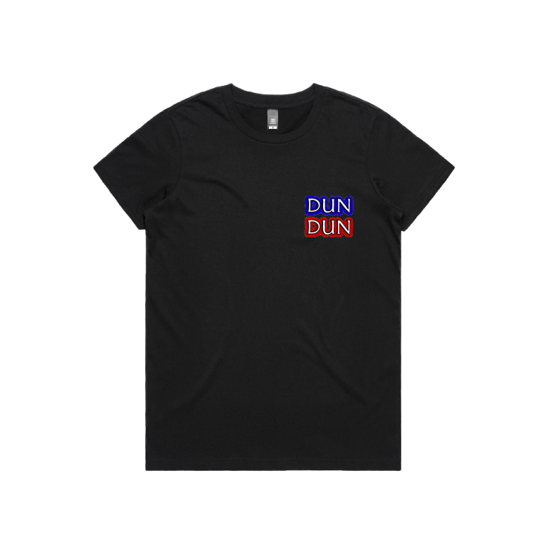 XS / Black / Small Front Design Dun Dun 🚔 - Women's T Shirt
