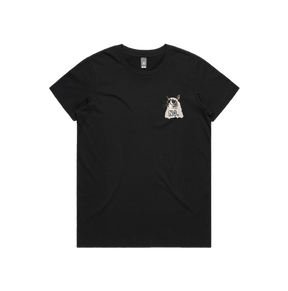 XS / Black / Small Front Design Grumpy Cat! 😾 - Women's T Shirt