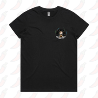 XS / Black / Small Front Design Hello There! 👋 - Women's T Shirt