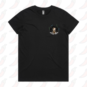 XS / Black / Small Front Design Hello There! 👋 - Women's T Shirt