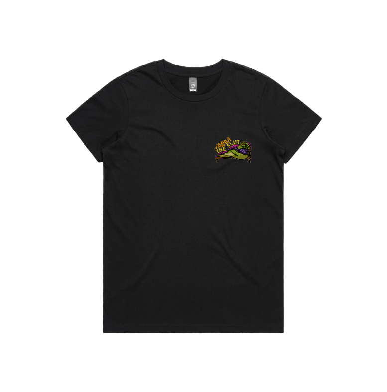 XS / Black / Small Front Design Jabba The Slut ⛓️ - Women's T Shirt