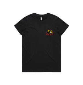 XS / Black / Small Front Design Jurassic Park Theme 🦕 - Women's T Shirt