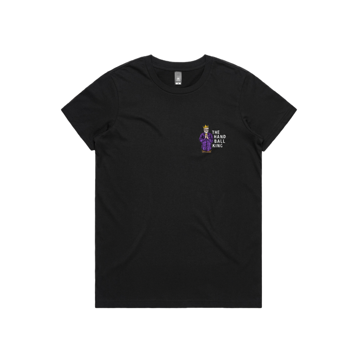 XS / Black / Small Front Design K Rudd Handball King 👑 - Women's T Shirt