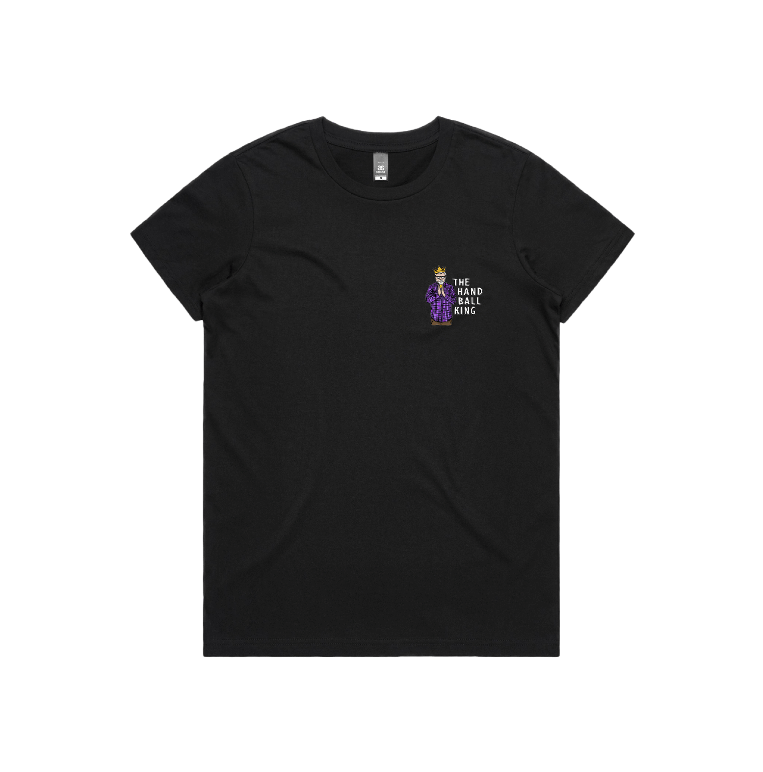 XS / Black / Small Front Design K Rudd Handball King 👑 - Women's T Shirt