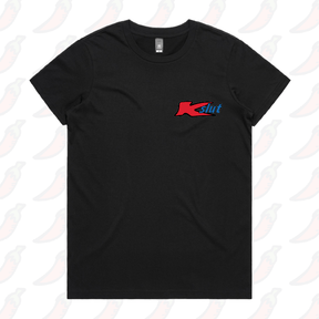 XS / Black / Small Front Design Klut 🛍️ - Women's T Shirt
