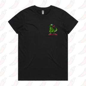 XS / Black / Small Front Design Lickalottapus 🦖👅- Women's T Shirt