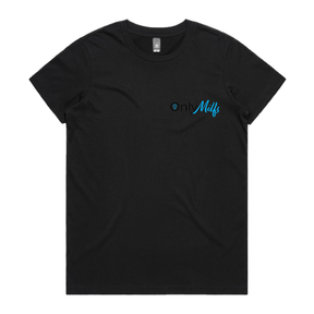 XS / Black / Small Front Design Only Milfs 👩‍👧‍👦👀 – Women's T Shirt