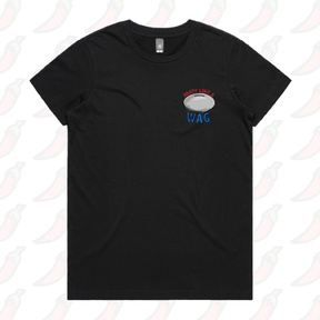 XS / Black / Small Front Design Party Like a WAG 🍽❄ - Women's T Shirt