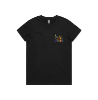 XS / Black / Small Front Design Sesame Gang 🥴 - Women's T Shirt