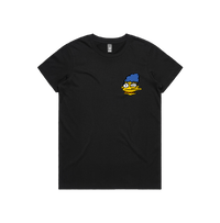 XS / Black / Small Front Design Smeared Marge 👕 - Women's T Shirt