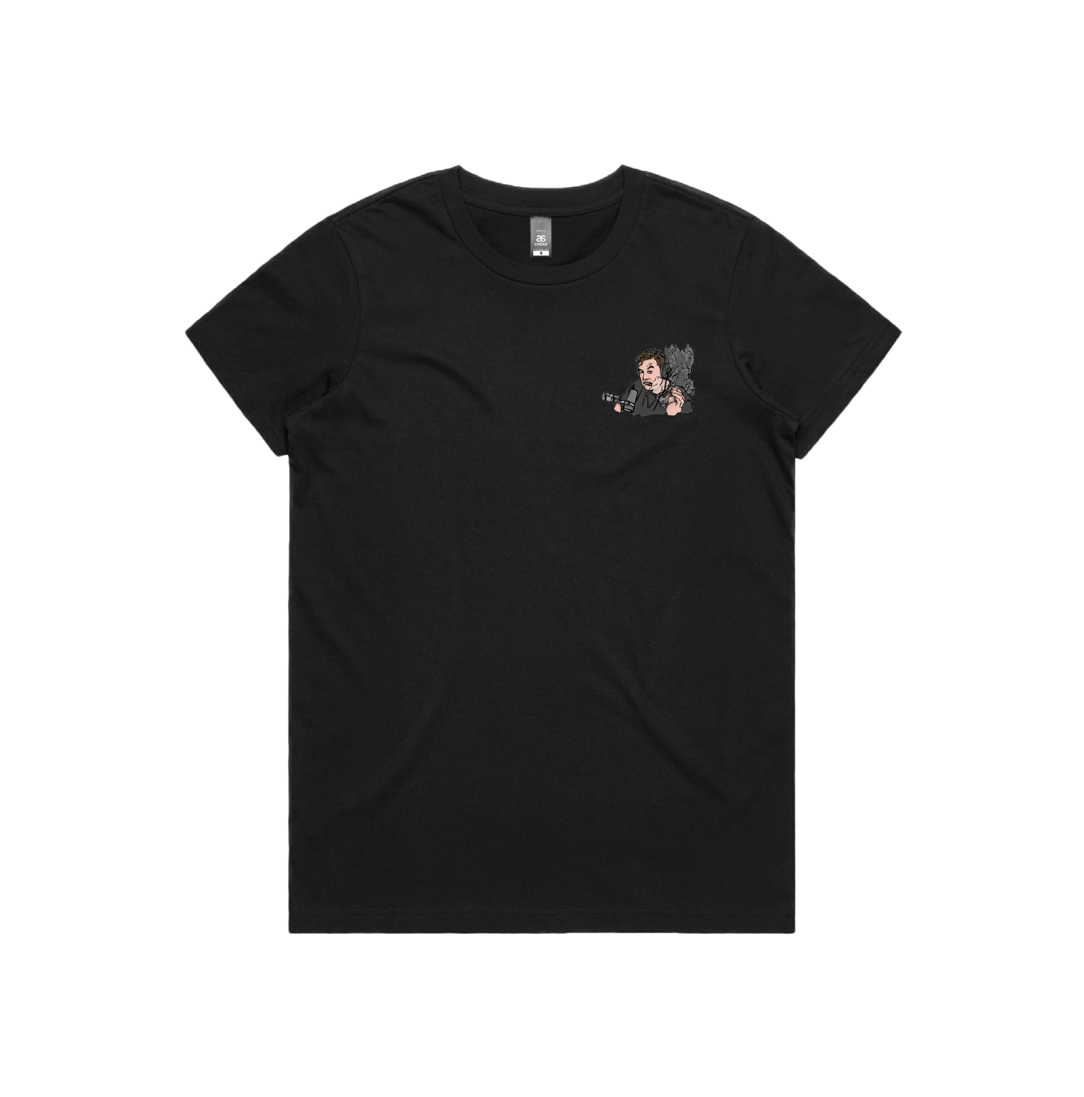 XS / Black / Small Front Design Smokin' Elon 💨 - Women's T Shirt