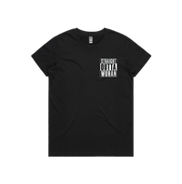 XS / Black / Small Front Design Straight Outta Wuhan ✊🏾 - Women's T Shirt