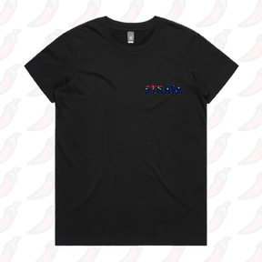 XS / Black / Small Front Design Straya 🐨 - Women's T Shirt