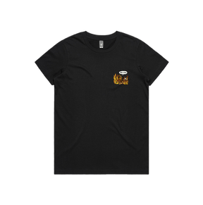 XS / Black / Small Front Design This Is Fine 🔥 - Women's T Shirt