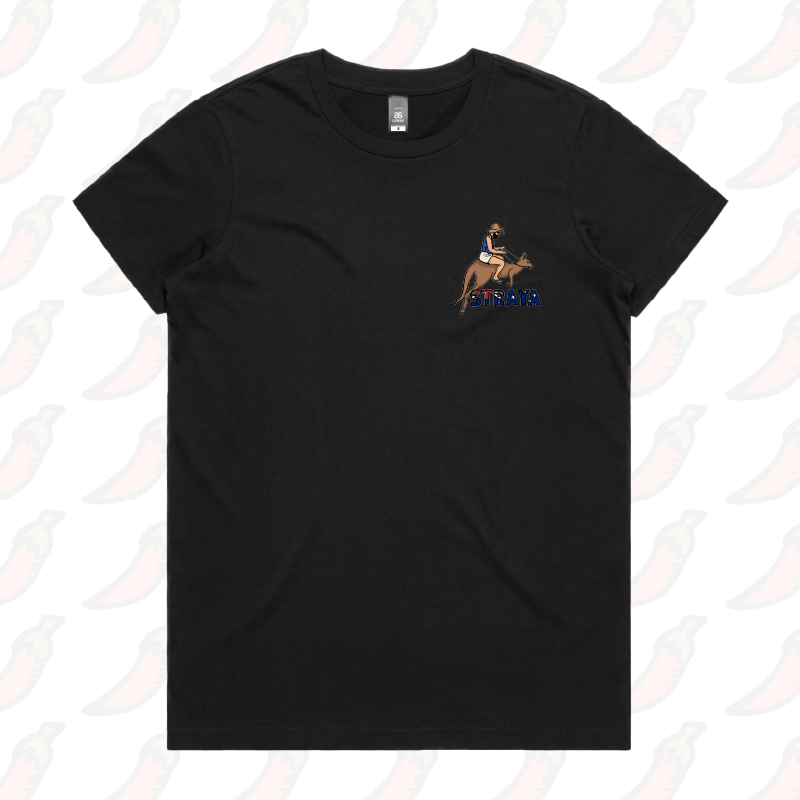 XS / Black / Small Front Design Uber Roo 🦘 - Women's T Shirt