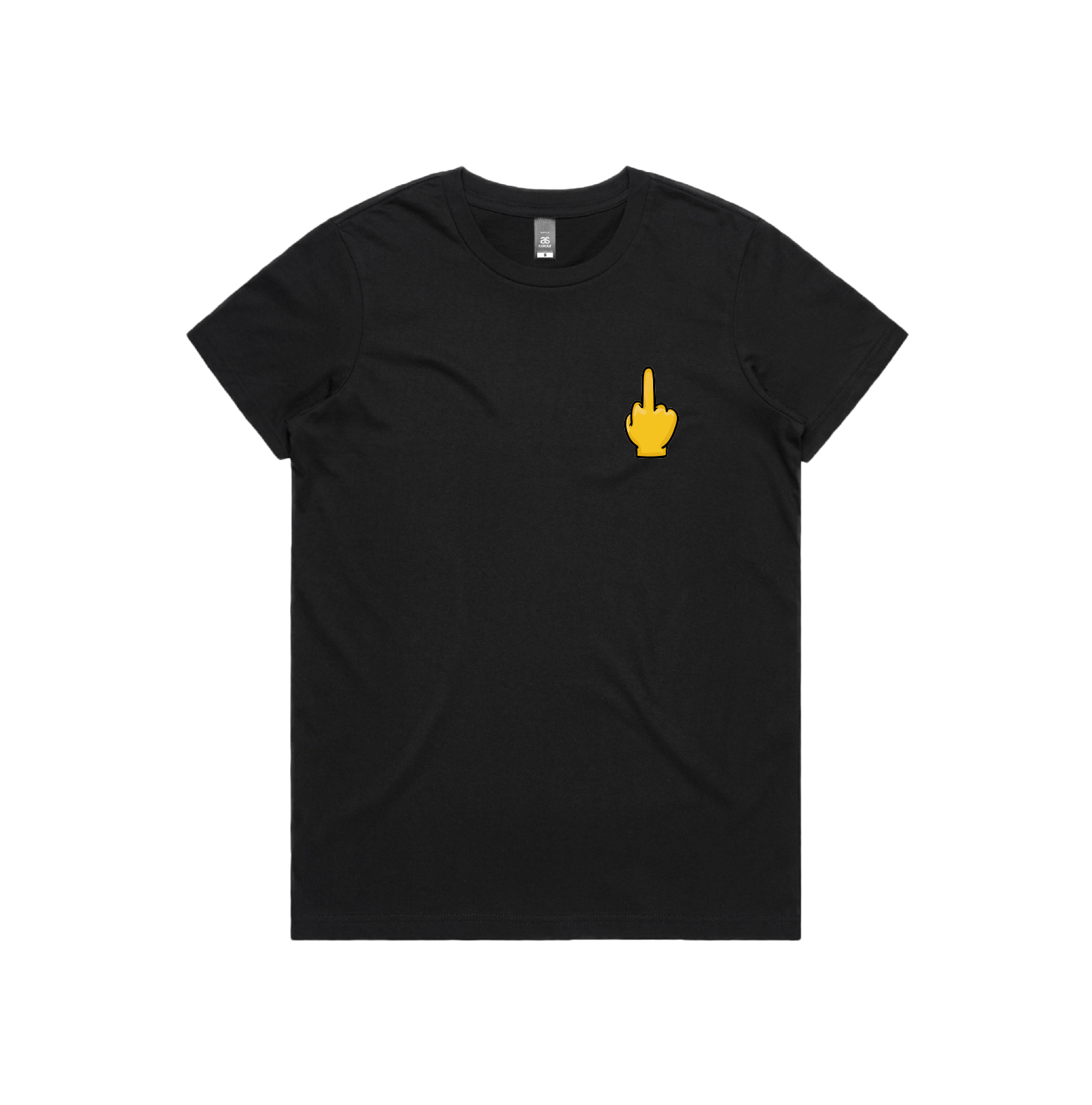 XS / Black / Small Front Design Up Yours 🖕 - Women's T Shirt