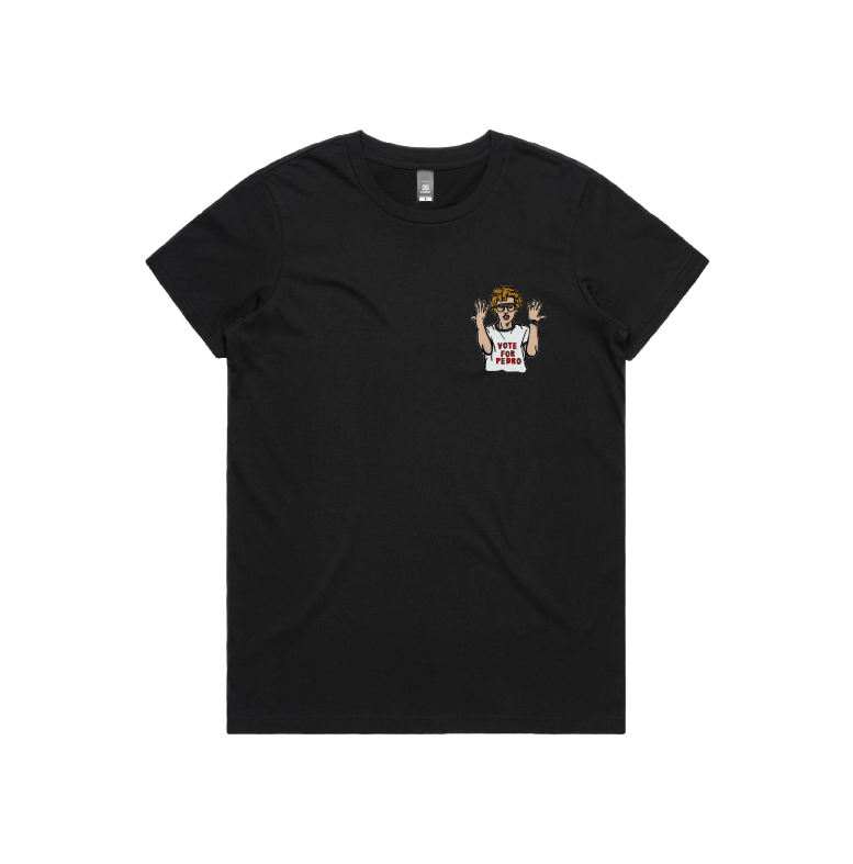 XS / Black / Small Front Design Vote for Pedro 👓 - Women's T Shirt