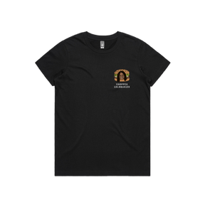 XS / Black / Small Front Design Whopper Goldburger 🍔 - Women's T Shirt