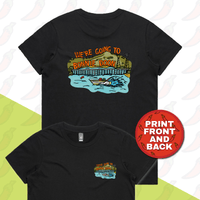 XS / Black / Small Front & Large Back Design Bonnie Doon 🚤 - Women's T Shirt