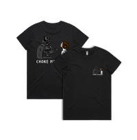 XS / Black / Small Front & Large Back Design Choke Me Daddy 😲 - Women's T Shirt