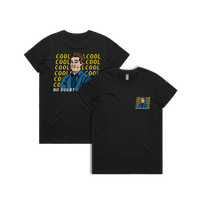 XS / Black / Small Front & Large Back Design Cool Cool Cool 👮‍♂️ - Women's T Shirt