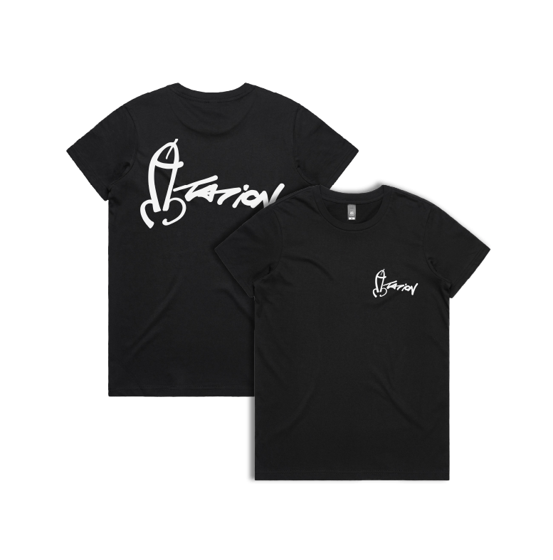 XS / Black / Small Front & Large Back Design Dictation 📏 - Women's T Shirt