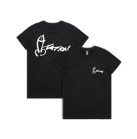 XS / Black / Small Front & Large Back Design Dictation 📏 - Women's T Shirt
