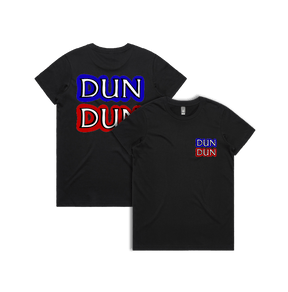 XS / Black / Small Front & Large Back Design Dun Dun 🚔 - Women's T Shirt