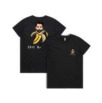 XS / Black / Small Front & Large Back Design Eric Banana 🍌 - Women's T Shirt